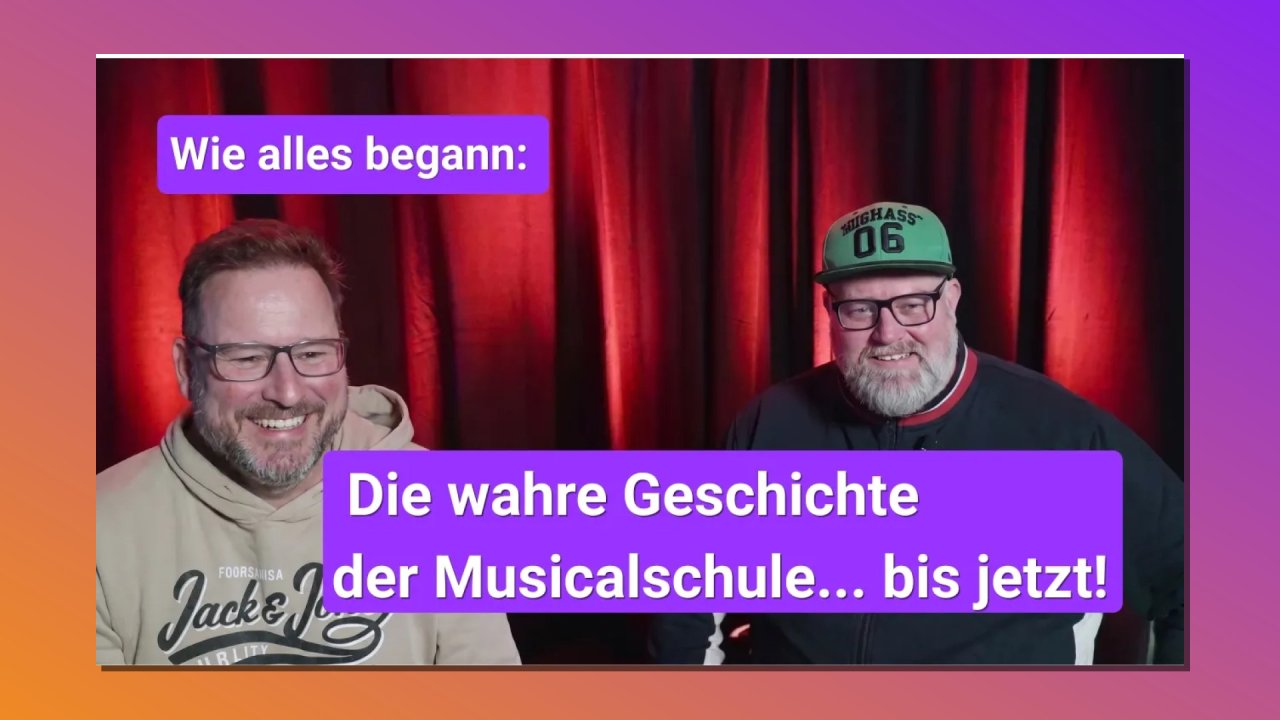 Podcast On Stage, Ready, Go! – The history of the founding of the Ahrensburg Musical Theatre School