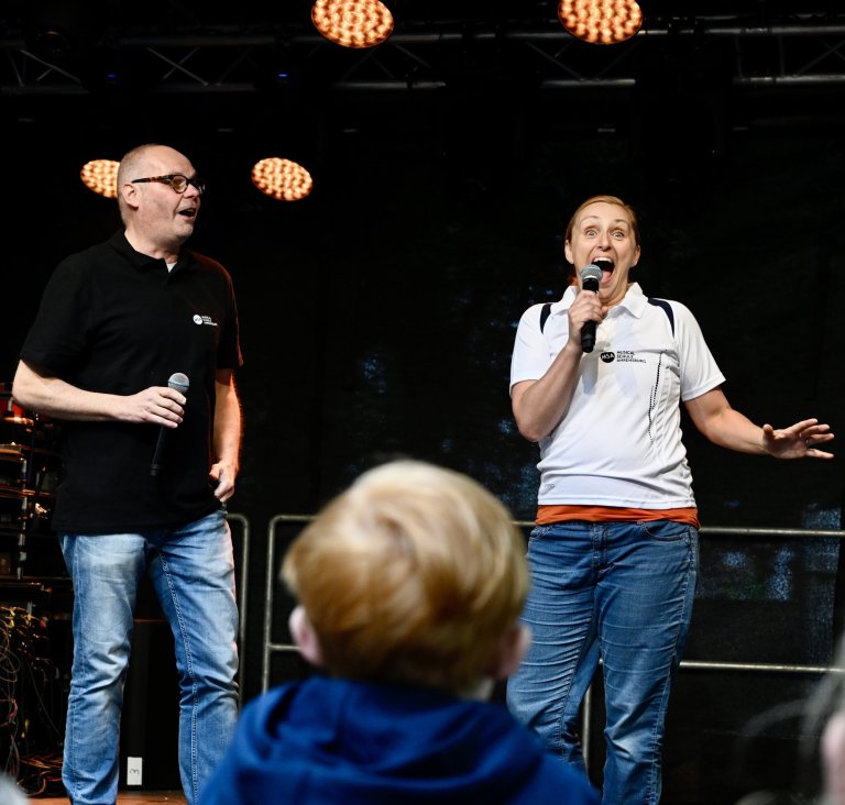 Musicalschule Ahrensburg beim Ahrensburger Stadtfest 2024