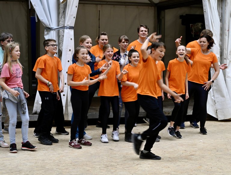 Musicalschule Ahrensburg beim Ahrensburger Stadtfest 2024