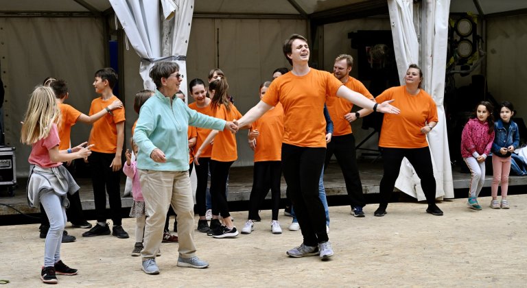 Musicalschule Ahrensburg beim Ahrensburger Stadtfest 2024