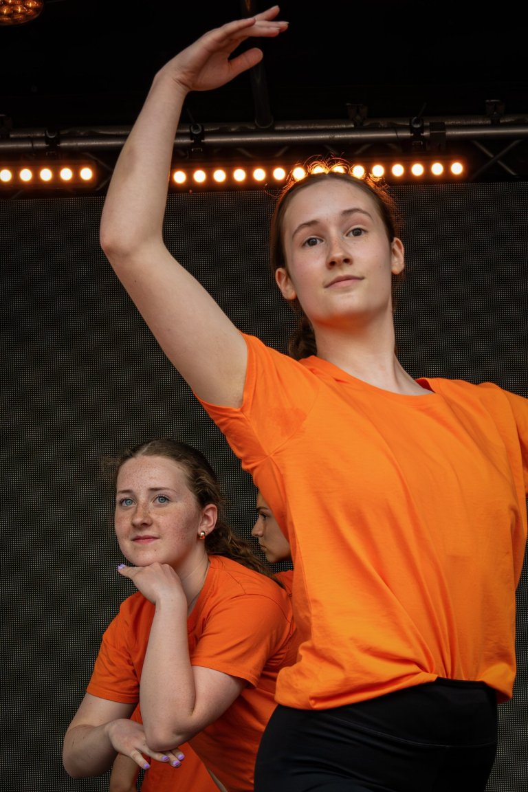 Auftritt der Musicalschule Ahrensburg auf dem Ahrensburger Stadtfest 2026
