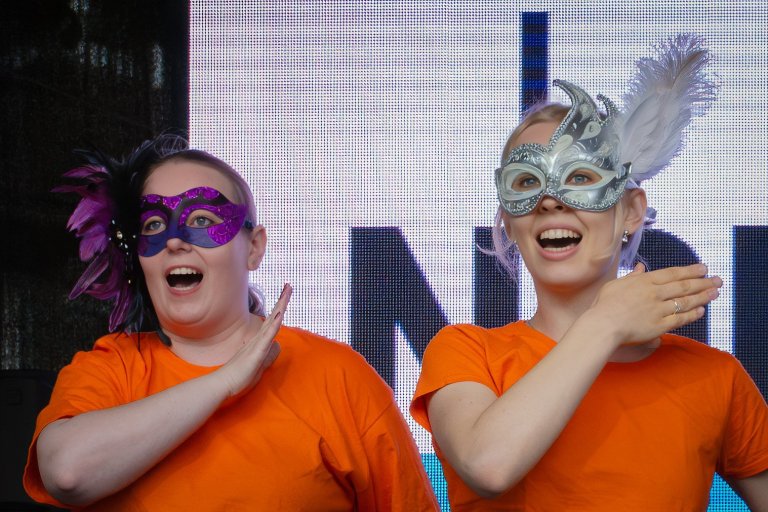 Auftritt der Musicalschule Ahrensburg auf dem Ahrensburger Stadtfest 2026