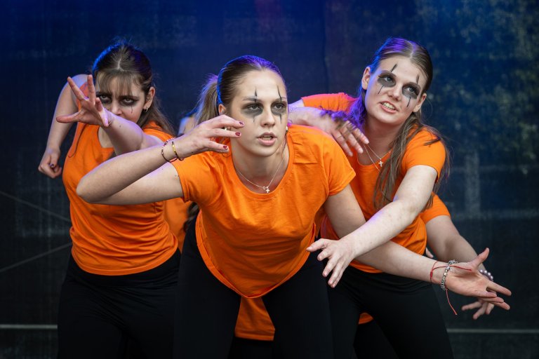 Auftritt der Musicalschule Ahrensburg auf dem Ahrensburger Stadtfest 2026