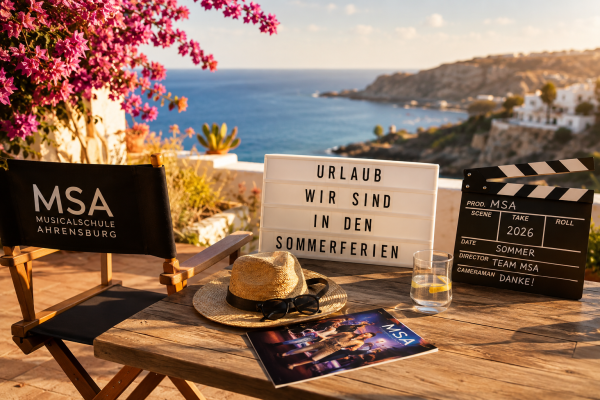 Sommerferien an der Musicalschule Ahrensburg – Wir sehen uns ab dem 10. August wieder!
